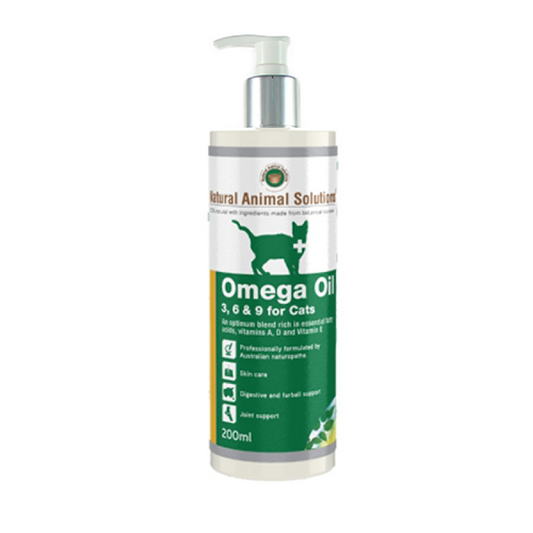 Omega 3,6 & 9 For Cats 200mL by Natural Animal Solutions