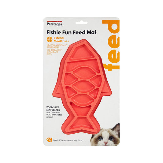 Fishie Fun Feed Mat - Pink by Petstages