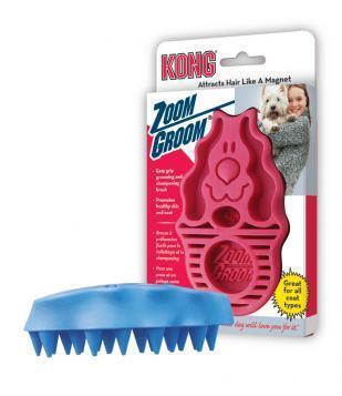 KONG Zoomgroom Grooming & Shampooing Brush