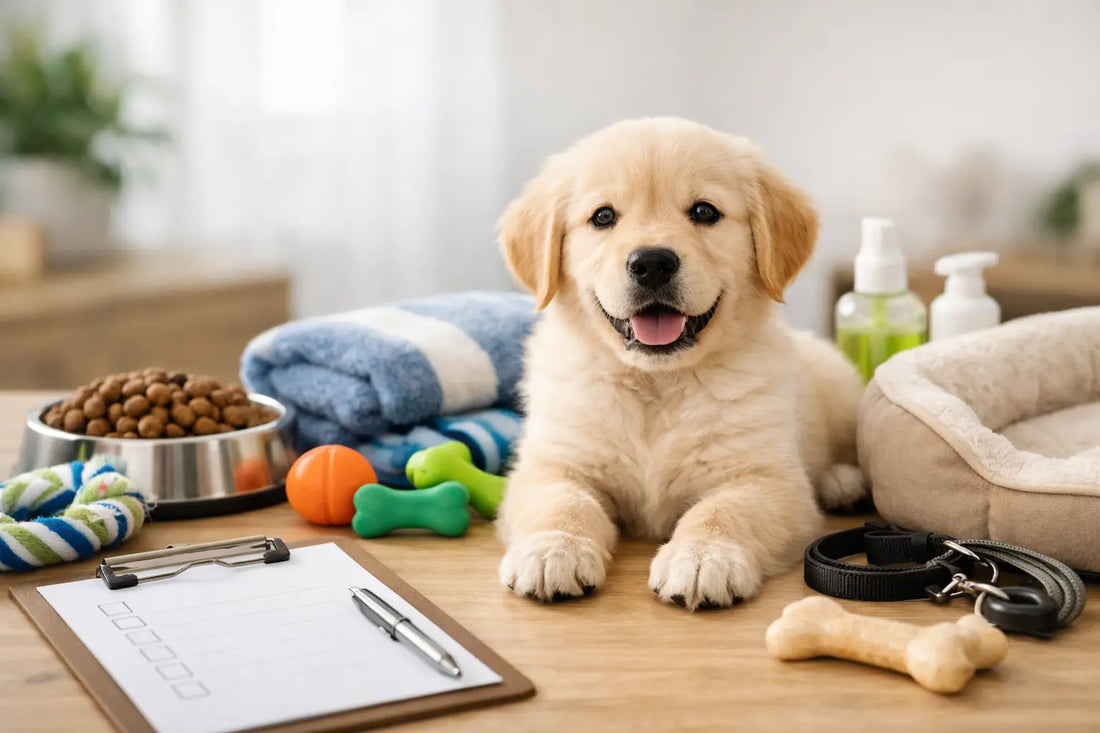 Puppy Essentials Checklist Example for New Homes