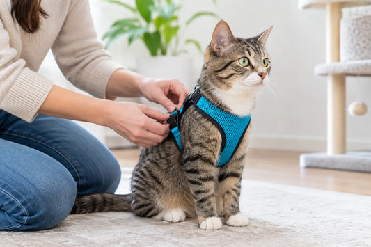 How to Introduce a Cat Harness at Home Safely