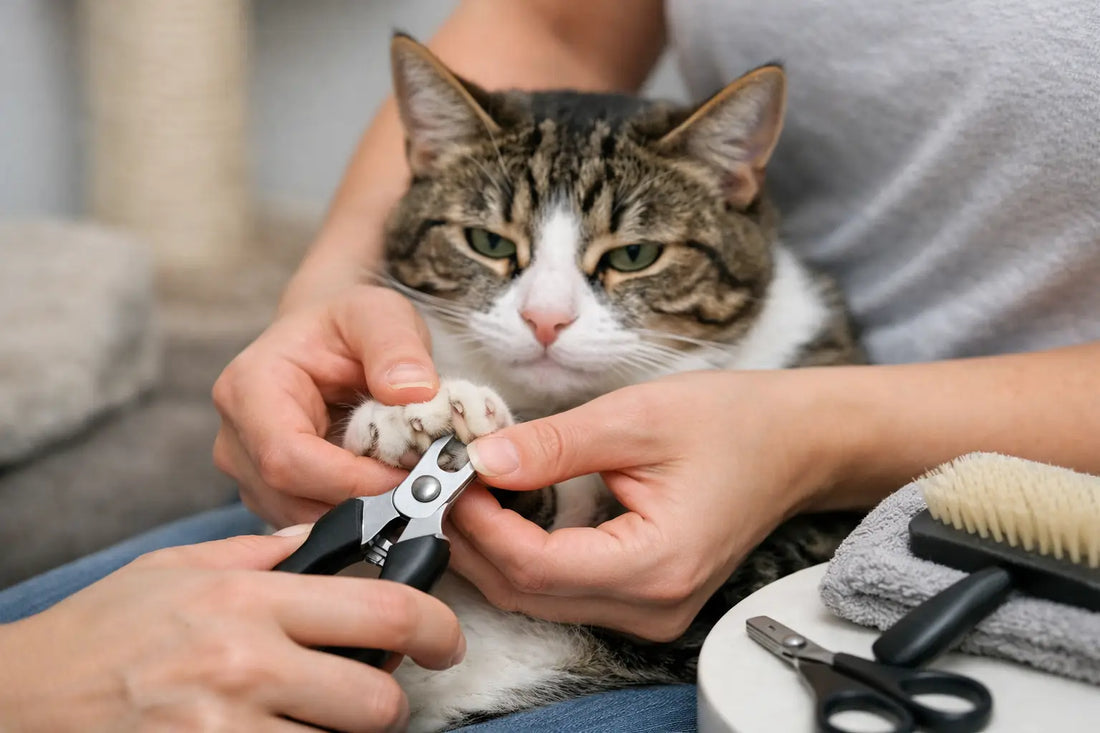 Cat Nail Trimming Without the Household Drama