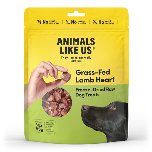 Animals Like Us Dog Lamb Heart Freeze-Dried Raw Treat 85G