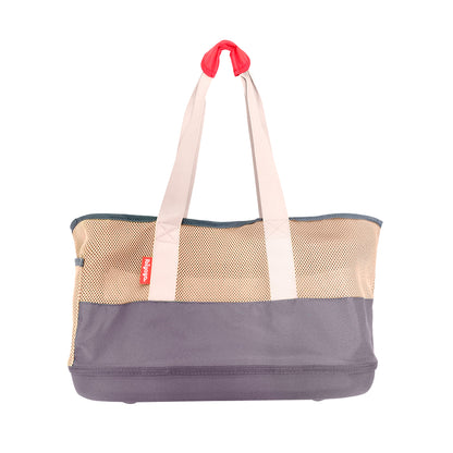 Ibiyaya Light Pet Carrier with Hardshell Base for Dachshunds & Long Pets