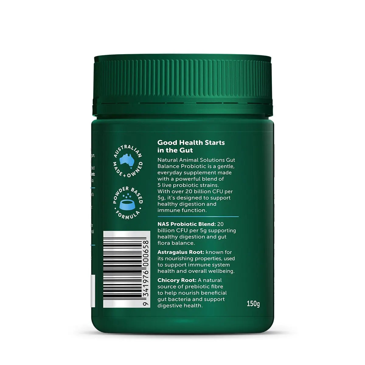 Natural Animal Solutions - Gut Balance Probiotic - 80g