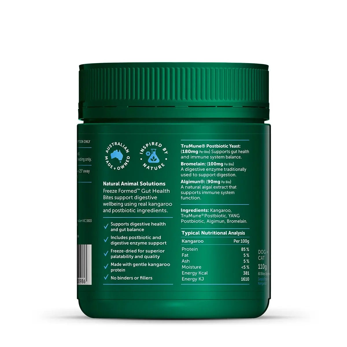 Natural Animal Solutions - Gut Health Bites - 110g (60pc)