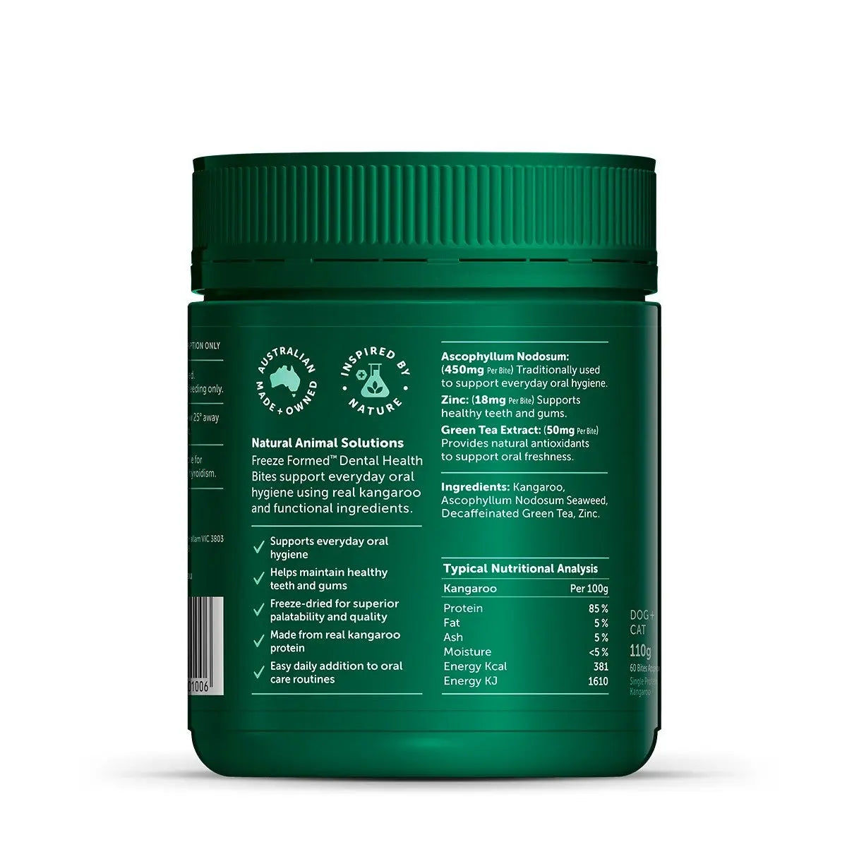 Natural Animal Solutions - Dental Health Bites - 60g (60pc)