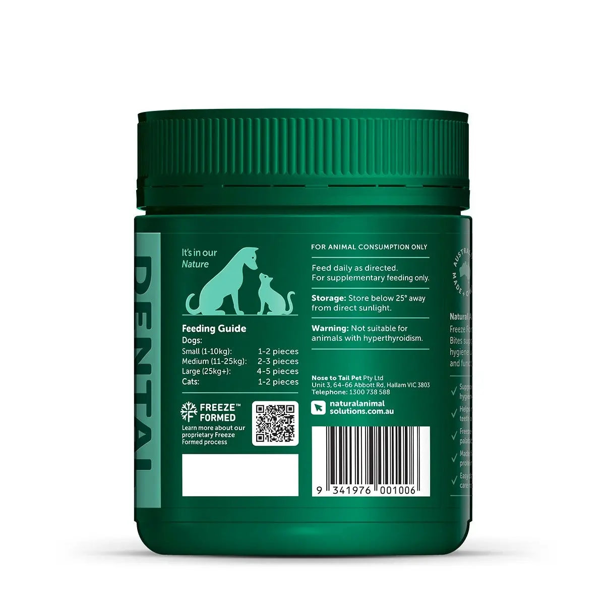 Natural Animal Solutions - Dental Health Bites - 60g (60pc)
