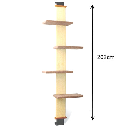 Smartcat Over-The-Door Cat Climber Scratch Tower