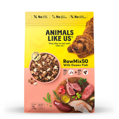 Animals Like Us Rawmix50 With Ocean Fish