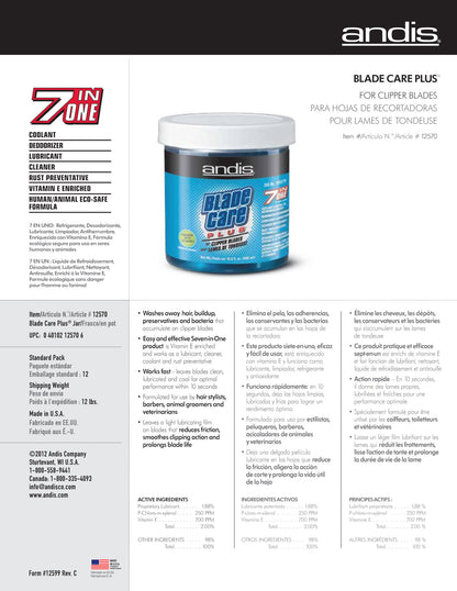Andis – Maintenance – Blade Care Plus Dip Jar – 473ml