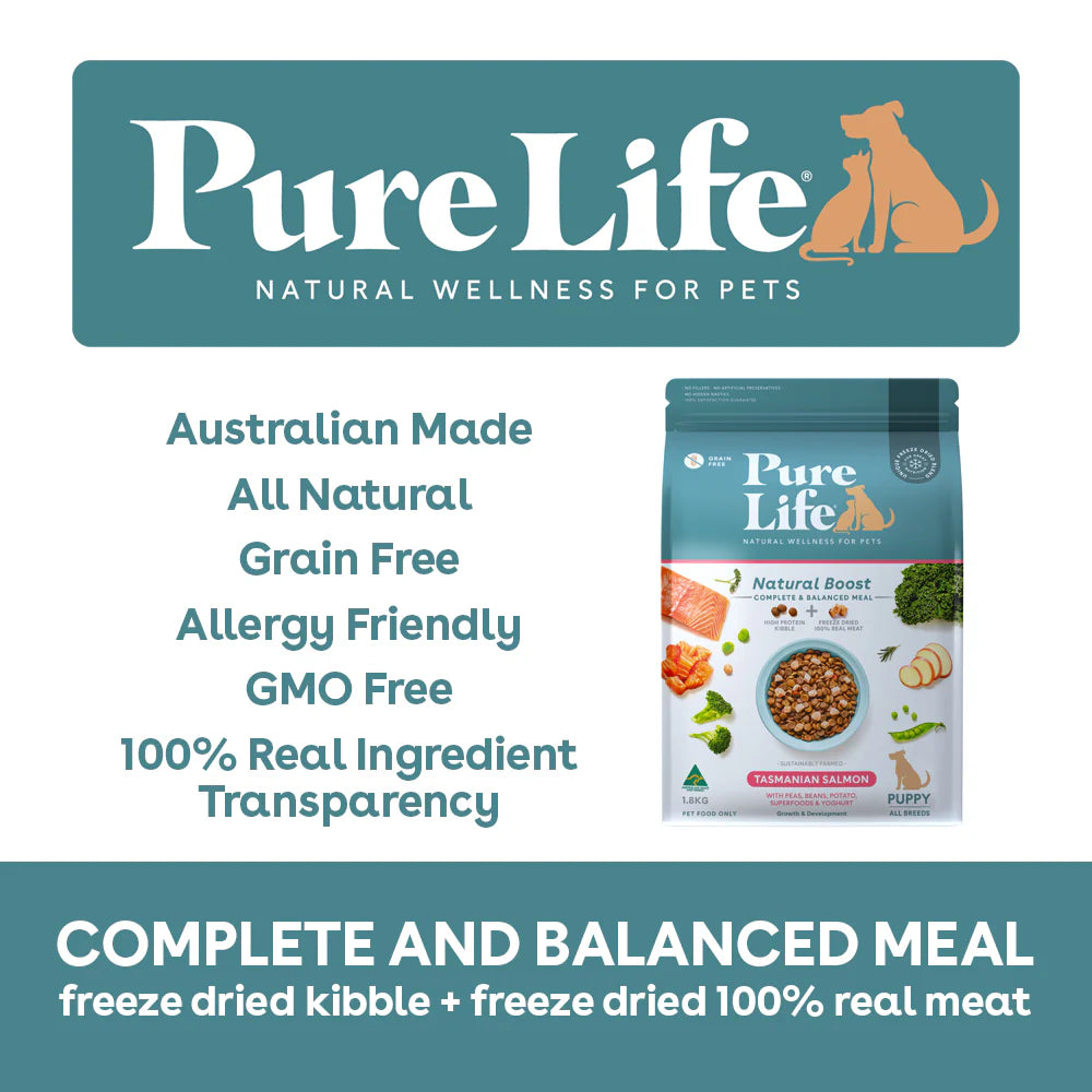 Pure Life – Puppy – GRAIN FREE – Tasmanian Salmon