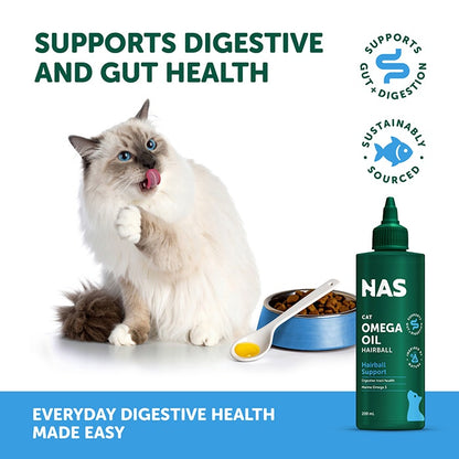 Nas Omega Oil Cat Hairball 200Ml