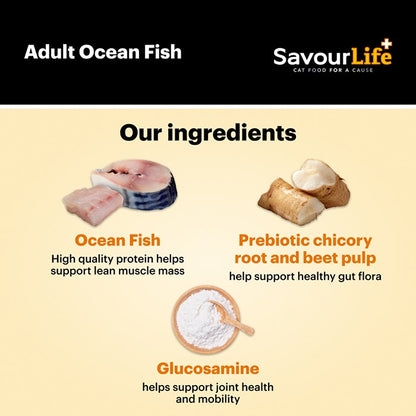 Savourlife Ocean Fish Adult Cat Dry Food