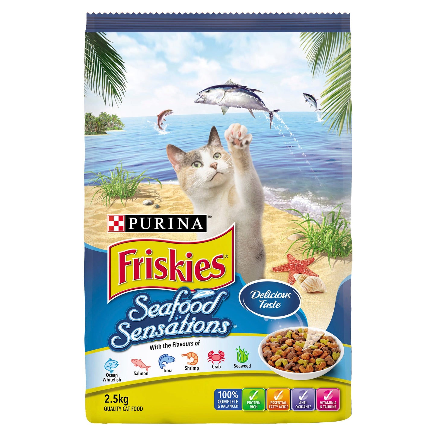 Friskies 10Kg or 2.5kg - Seafood Sensations