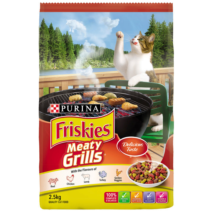 Friskies 10Kg or 2.5kg - Meaty Grills