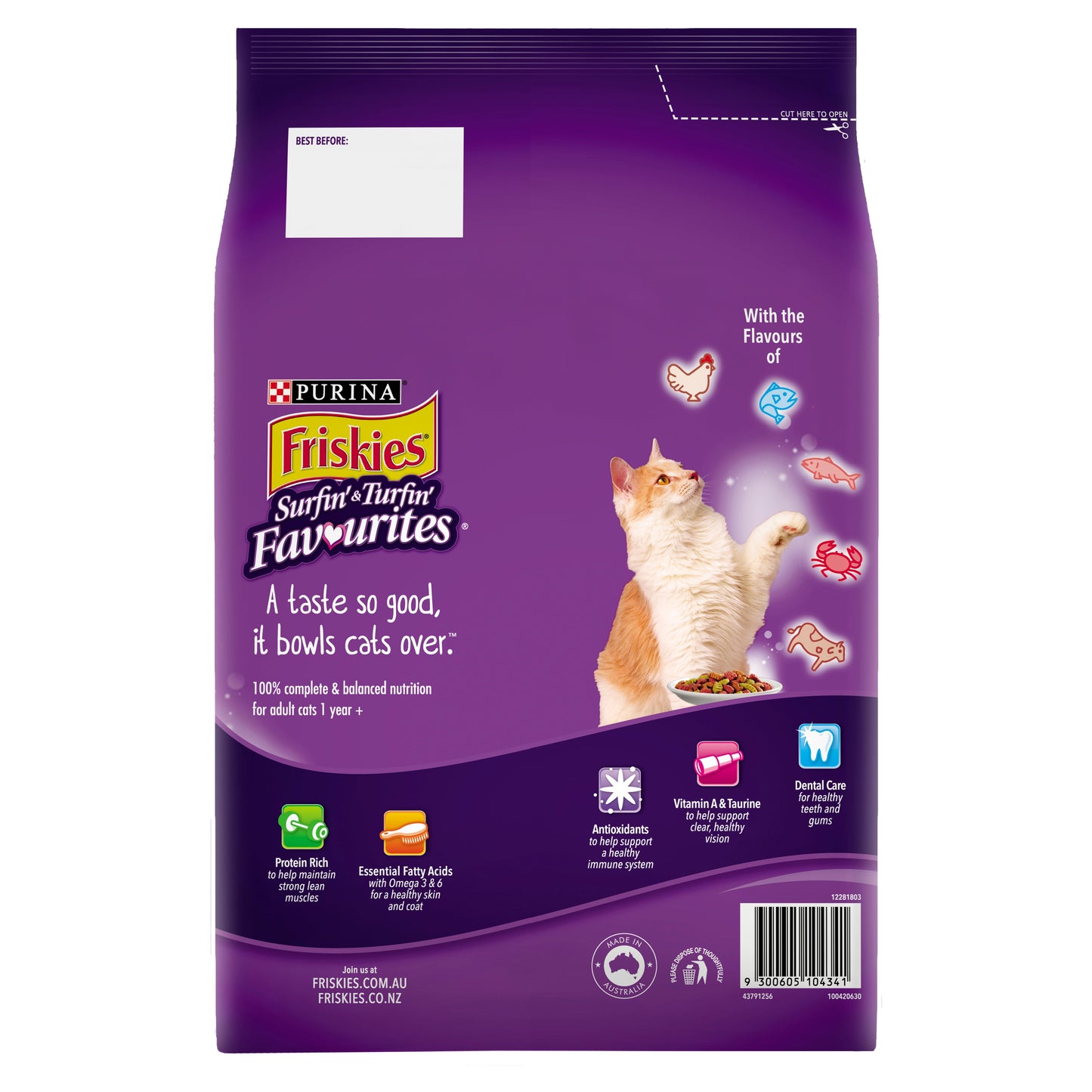 Friskies Adult Surfin turfin fav 2.5Kg