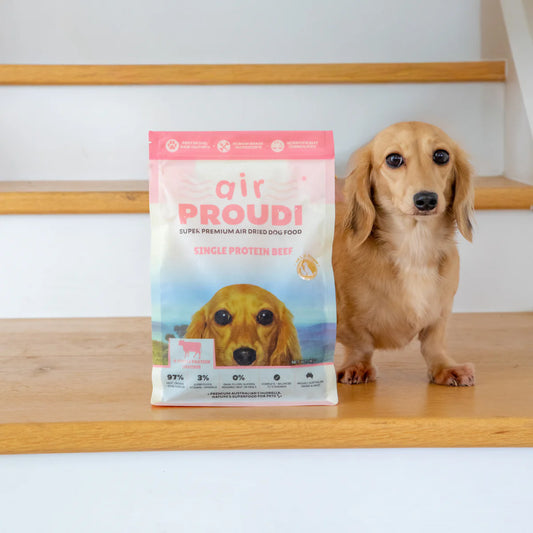 Proudi – Super Premium Air Dried Dog Food – Single Protein Beef