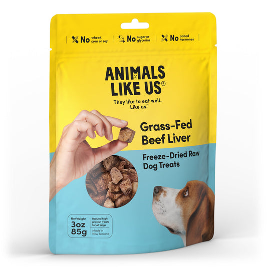 Animals Like Us Dog Beef Liver Freeze-Dried Raw Treats 85G