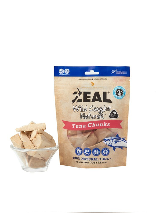 Zeal – NZ Caught Naturals – Tuna Chunks