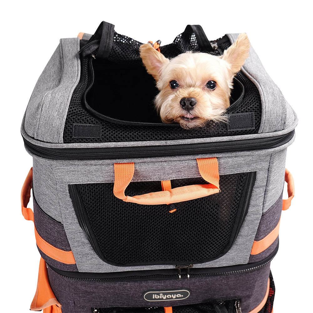 Two-Tier Pet Backpack by Ibiyaya