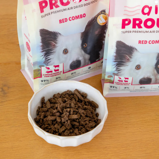 Proudi – Super Premium Air Dried Dog Food – Red Combo