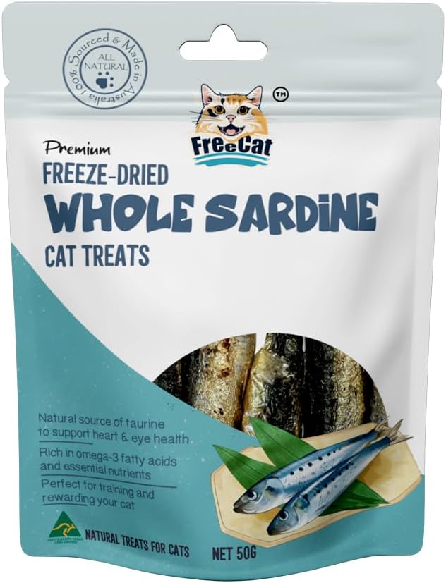 Freecat Freeze Dried Whole Sardine Cat Treats 50G