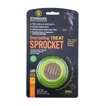 Starmark – Everlasting Treat Sprocket - chewing challenge with two levels of difficulty!
