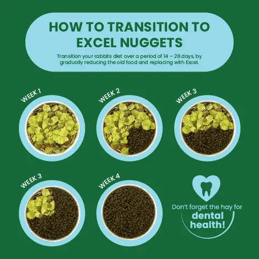 Burgess Excel Junior And Dwarf Rabbit Nuggets Mint 1.5Kg