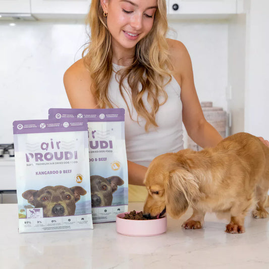 Proudi – Super Premium Air Dried Dog Food – Kangaroo & Beef