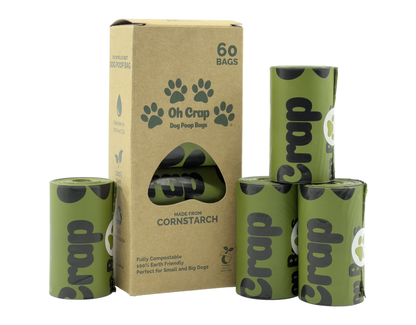 Oh Crap Oh Crap Compostable Dog Poop Bags 60 Pack – Absolutely Everything