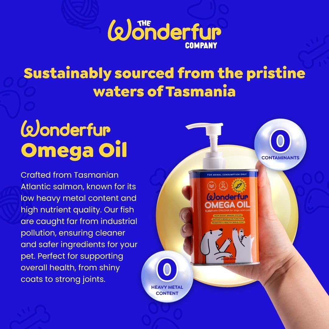 Wonderfur Super Omega Oil For Dogs & Cats 750Ml