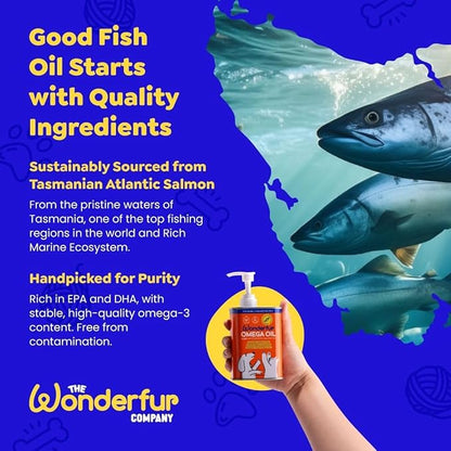 Wonderfur Super Omega Oil For Dogs & Cats 750Ml