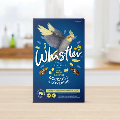 Whistler Cockatiel & Lovebird Gourmet Blend 1.2Kg