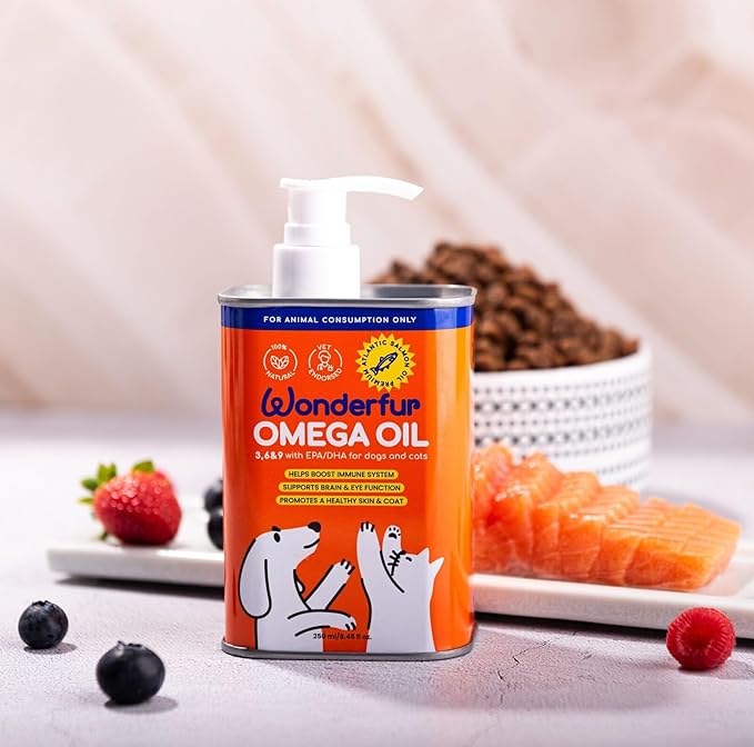 Wonderfur Super Omega Oil For Dogs & Cats 750Ml