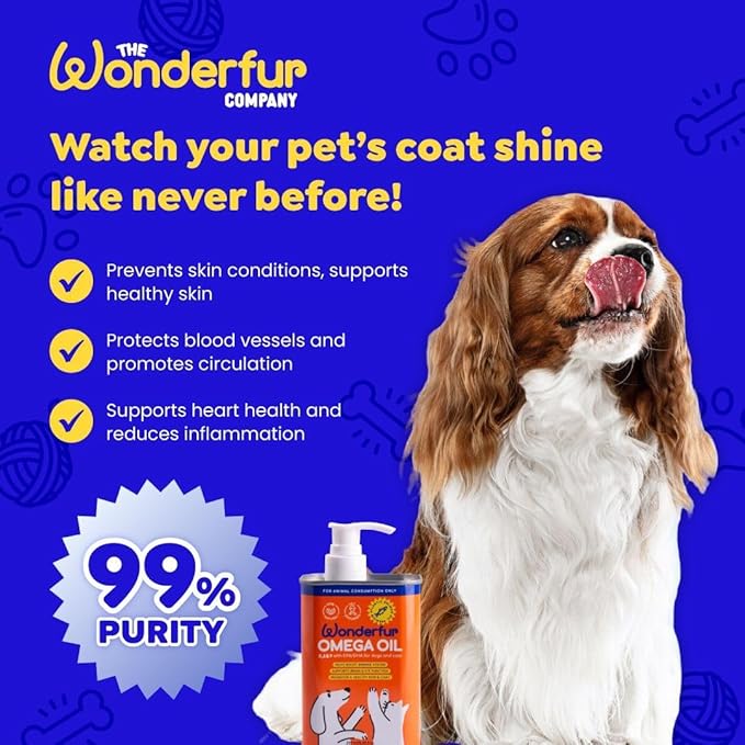 Wonderfur Super Omega Oil For Dogs & Cats 750Ml