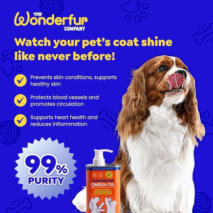 Wonderfur Super Omega Oil For Dogs & Cats 750Ml