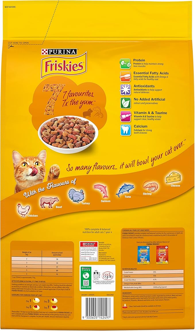 Friskies 10Kg or 2.5kg - 7 Flavours