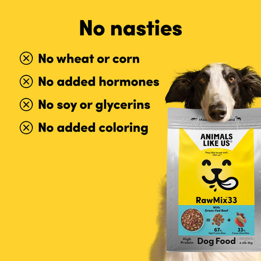 Animals Like Us Dog Rawmix33 With Grass-Fed Beef 2Kg