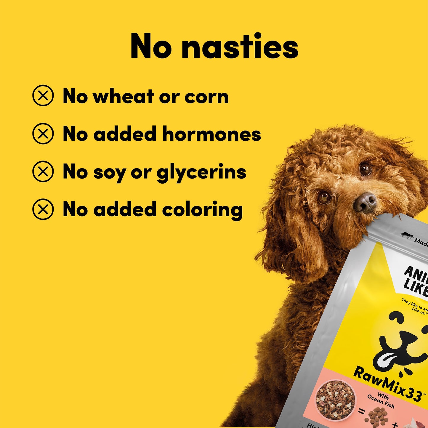 Animals Like Us Dog Rawmix33 With Ocean Fish 2Kg