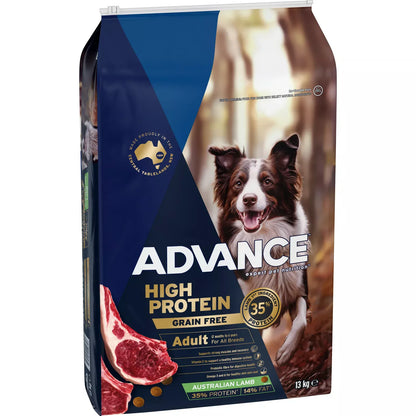 Advance – Adult Dog – High Protein – GRAIN FREE – Australian Lamb