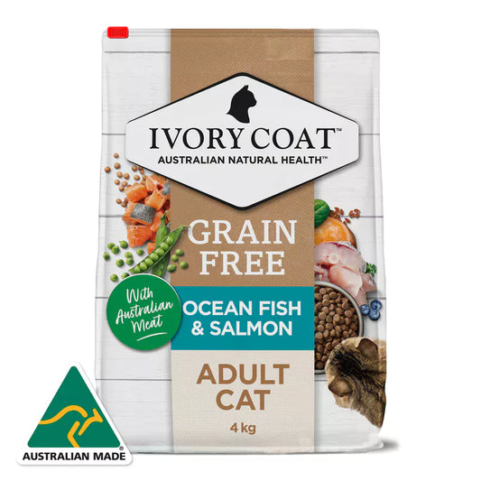 Ivory Coat - Adult Cat - Grain Free - Ocean Fish & Salmon