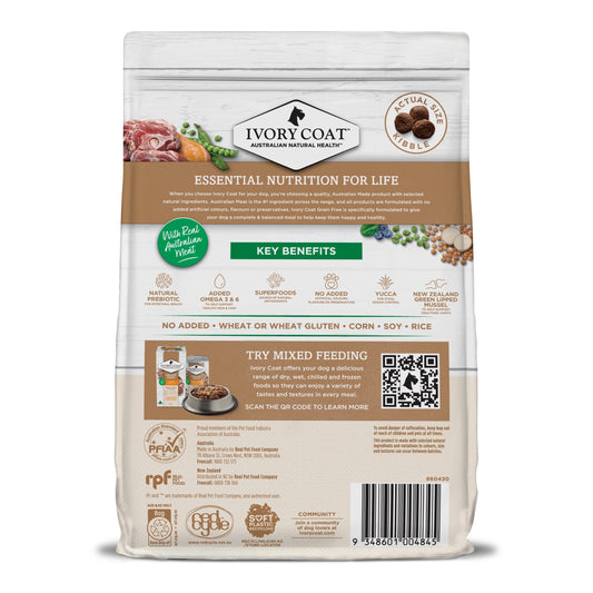 Ivory Coat – Adult Dog – GRAIN FREE – Large Breed – Lamb 2kg