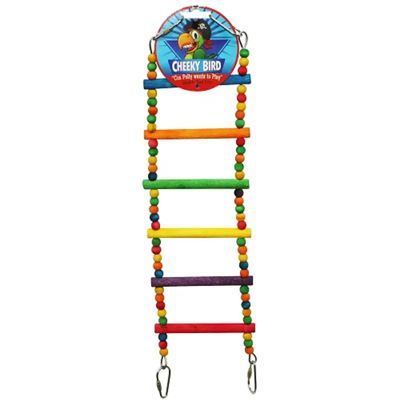 Cheeky Bird 6 Step Ladder With Beads