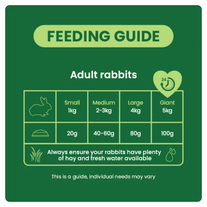 Burgess Excel Adult Rabbit Nuggets Mint 1.5Kg