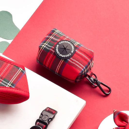 Cocopup London – Poop Bag Holder – Tartan