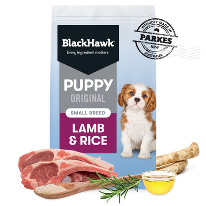 Black Hawk – Puppy – Small Breed – Lamb & Rice