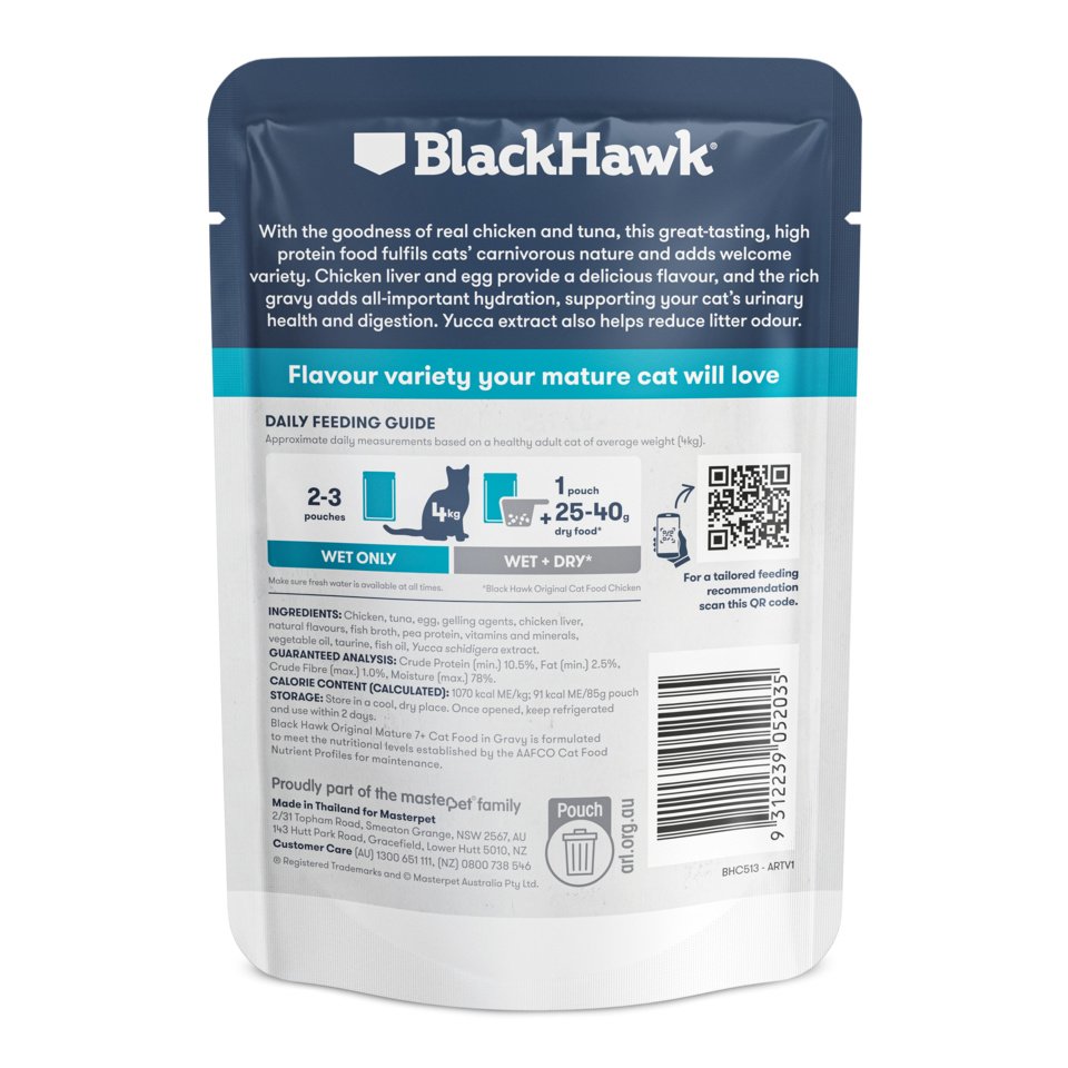 Black Hawk – Pouches – Adult Cat