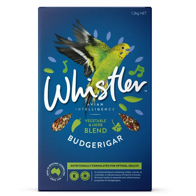 Whistler Budgie Gourmet Blend 1.2Kg