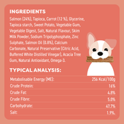 Bell & Bone Puppy Dental Chews Salmon & Carrot